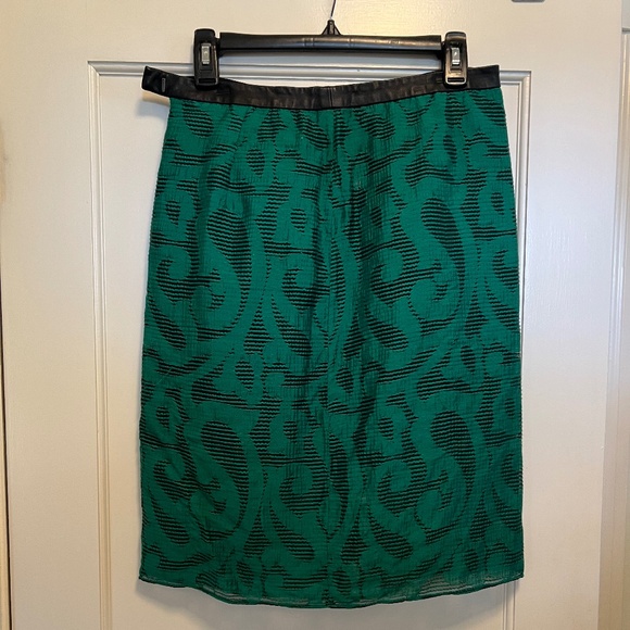 Tibi Skirt, Green and Black Size 8 (runs smaller) - Picture 1 of 6